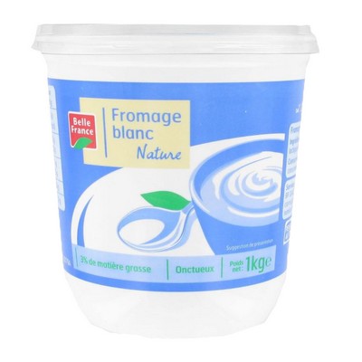 [678664] FROMAGE BLANC BATTU 3% MG BF POT 1 KG