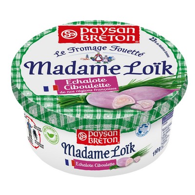 [686568] Paysan Breton - Le fromage fouetté Mme Loik - Echalote ciboulette - 150gr
