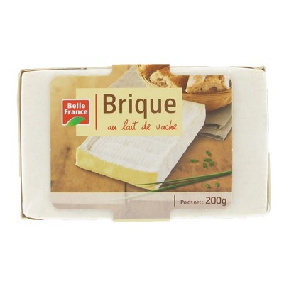 [682385] BRIQUE AU LAIT DE VACHE BF 200 G