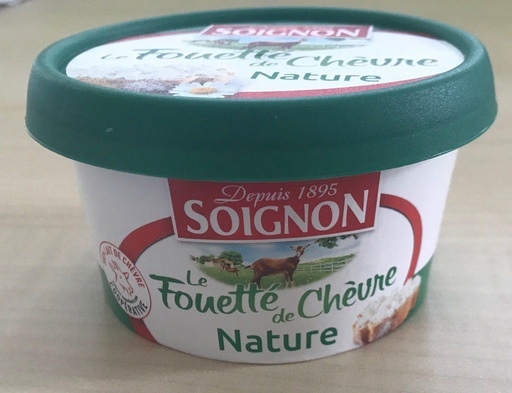 [872127] Fouetté de Chèvre nature 140g Soignon