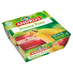 [938068] Andros Compote Pomme Poire 4x100g