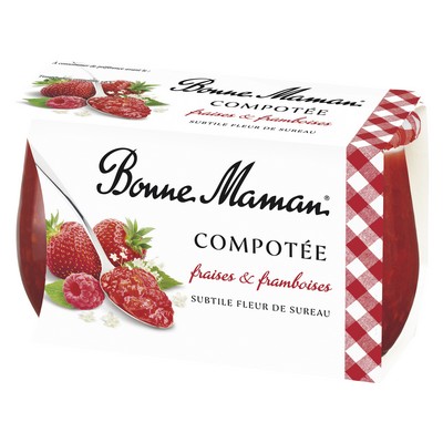 [938407] Compotée de Fraises & Framboises subtile Fleur de Sureau