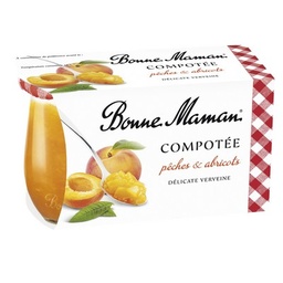 [938449] Compotée de Pêches Abricots délicate Verveine