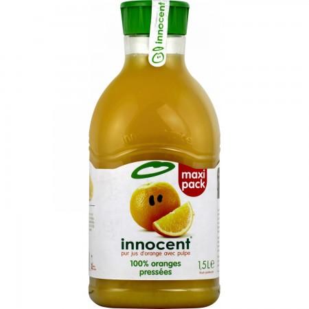 [521880] innocent jus d'orange sans pulpe 1.5L