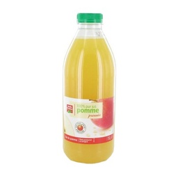 [653303] PUR JUS DE POMME PRESSEE BF BOUTEILLE PET 1 L