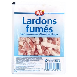 [919043] LARDON FUME EP BARQUETTE 200 G