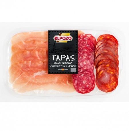 [506741] TAPAS MIX 120 GR (jambon Serrano - chorizo - saucisson)