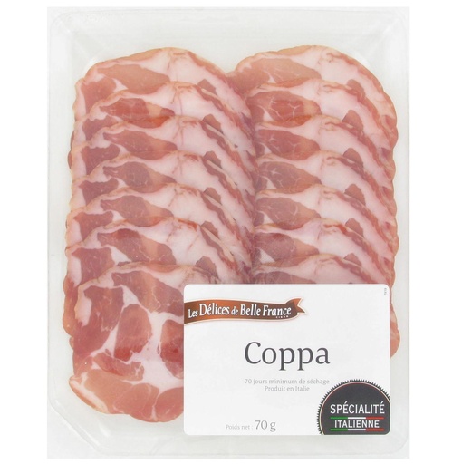 [510263] COPPA DBF BARQUETTE 70 G