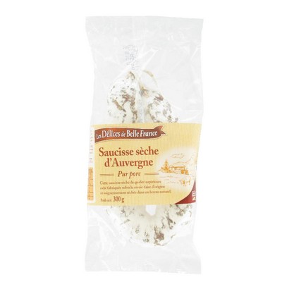 [594143] SAUCISSE SECHE COURBEE PP D AUVERGNE DBF SCHT 300G