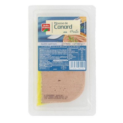 [910562] MOUSSE DE CANARD AU PORTO BF BARQUETTE 180 G 