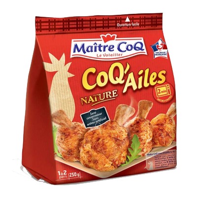 [880708] COQ'AILES NATURE SAC 250G MAITRE COQ