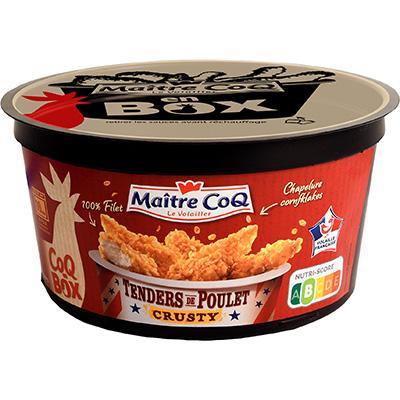 [957407] TENDERS DE FILET DE POULET COQenBOX 380G MAITRE COQ