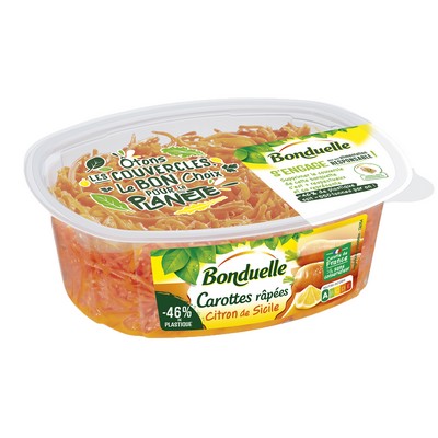 [830281] GRATED CARROTS WITH LEMON PROD.320BON