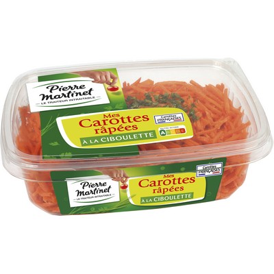 [926923] MARTINET - Carottes râpées ciboulette 510g