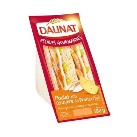 [516567] ESCALE GOURMANDE POULET MARINE FROMAGE OLIVES DAUNAT 190G