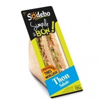 [922625] SODEBO SANDWICH SIMPLE&BON CLUB 125G THON SALADE