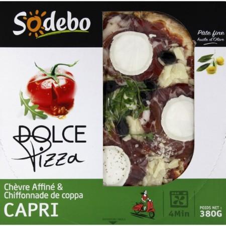 [543322] SODEBO DOLCE PIZZA 380G CAPRI CHEVRE COPPA