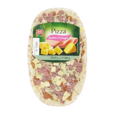 [929687] PIZZA OVALE JAMBON FROMAGES BF FILM 180 G 