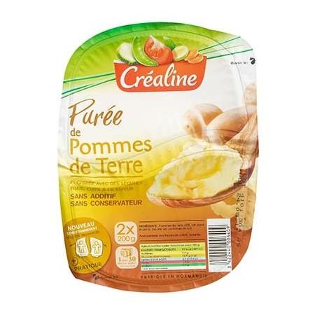 [917906] CREALINE PUREE DE POMMES DE TERRE 2x200g