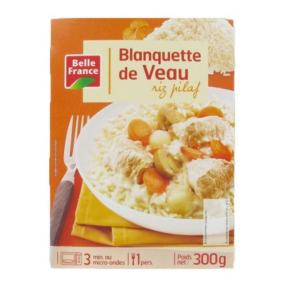 [949081] BLANQUETTE VEAU RIZ PILAF BF BARQ MICRO OND 300 G