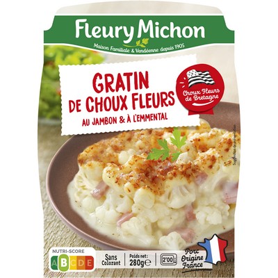 [849182] Gratin de Choux-Fleurs, Jambon Supérieur, Emmental