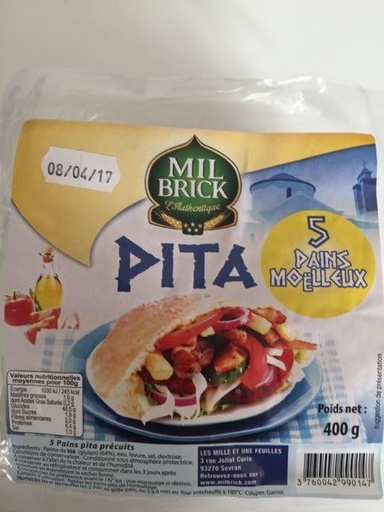 [938506] BAG.5 PITAS 400G.EUROPITA
