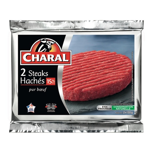 [925529] HEB.MINCED BEEF 15% 2X130 CHA