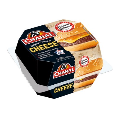[937144] CHEESE BURGER 145GX1 CHARAL