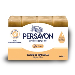 [700583] SAVON DE MARSEILLE - GLYCERINE 4x200 GR 