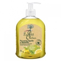 [542209] Le Petit Olivier Pur Savon Liquide de Marseille Verveine Citron 300ML