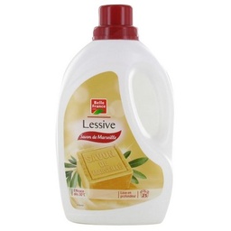 [700963] 1.25L Belle France Lessive Liquide concentrée au savon de Marseille - 27 lavages