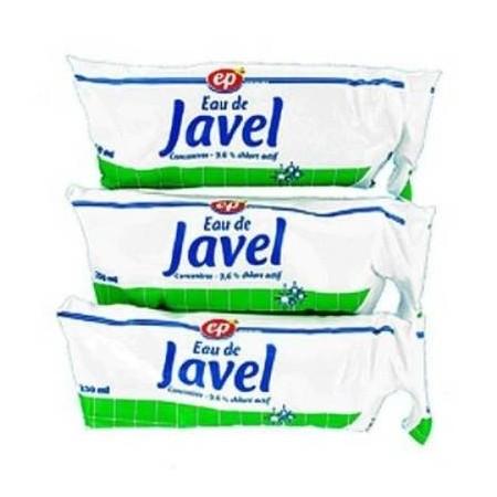 [706887] LOT DOSES 3X250ML EAU DE JAVEL 4,8%C.A. ECOPRIX