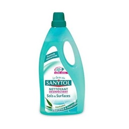 [709329] Nettoyant Désinfectant Sols et Surfaces Eucalyptus 1L SANYTOL