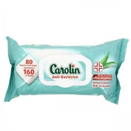 [500249] Carolin Lingettes MS Anti-Bactérien x80