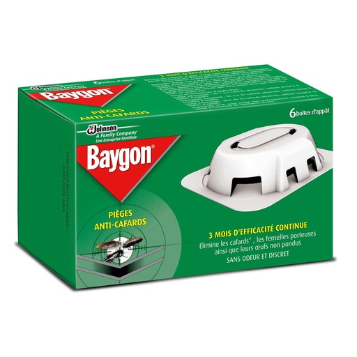 [734921] BAYGON PIEGE ANTI-CAFARDS TP18