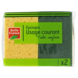 [586040] X2 SCOURING PAD ON SPONGE BF