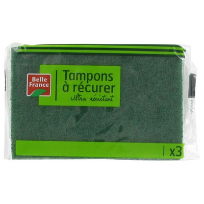[739029] tampons à récurer ultra resistant x3 