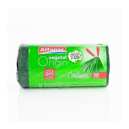 [741165] 30 SLIDE  BIN BAGS 30L ALFAPAC