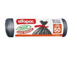 [493247] 10 HEAVY-DUT ALFAY TRASH BAG 50L ALFA