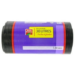[748608] BAG OF 20 DUSTBIN BAGS 30L BF