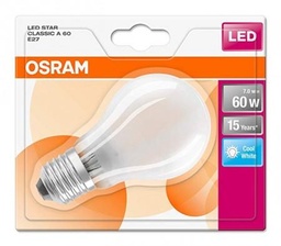 [500488] ampoule led standard verre dépoli 7w=60 e27 froid