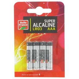 [754200] BELLE France SUPER ALCALINE LR03x4