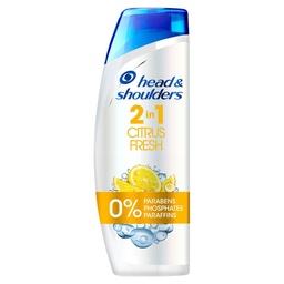 [783803] Head & Shoulders 2en1 Shampooing Antipelliculaire Et Soin Citrus Fresh, 270 ml