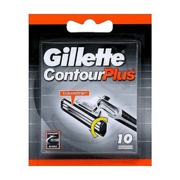 [832162] Gillette Lames de Rasoir Contour Plus - Lot De 10