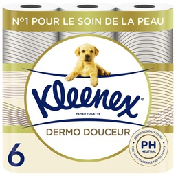 [856146] DERMO SOFT TOILET PAPER X6 KLEENEX