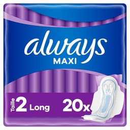 [846881]  MAXI LONG HYGIENE TOWEL X20 ALWAYS