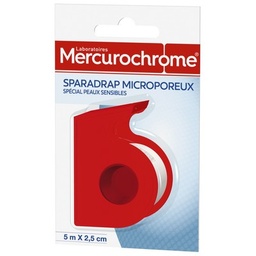 [864520] SPARADRAP MICROPOREUX, 5 m x 2,5 cm