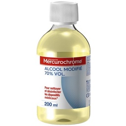 [864769] ALCOOL MODIFIÉ 70° VOL., 200 ml