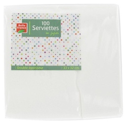 [586503] P100 WHITE HAND-TOWELS 33X33BF