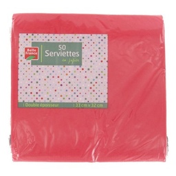 [586487] P50 RED HAND-TOWELS 33X33CM  BF